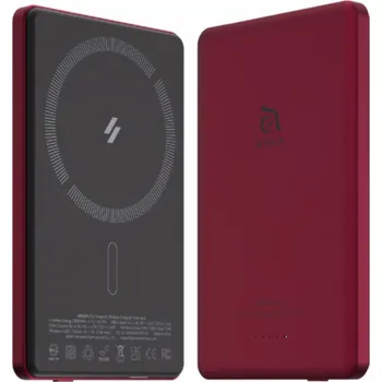 Powerbanka Adam Elements Powerbanka Adam Elements Gravity C5 - magnetická bezdrátová powerbanka 5000 mAh červená - Záruka bezpečnosti. Jednoduché splátky. Doprava zdarma od 170 PLN.