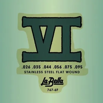 Struna pro kytaru a smyčcový nástroj La Bella 767-6F Struny pro baskytaru