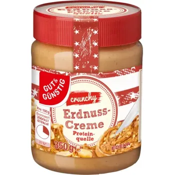 G&G Arašídové máslo – crunchy, s kouskami 350g, minimální trvanlivost 22.12.2025