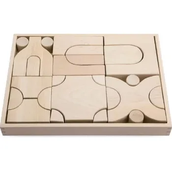 ostatní stavebnice Lamps Dřevěná sada velkých kostek