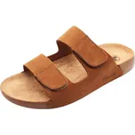 Dámské domácí pantofle MEDILINE 9873DD S182-002 hnědá vel. 39