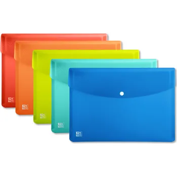 Kancelářské potřeby Obálka s drukem Oxford Urban A4, PP, mix barev