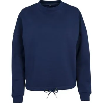 Dámská mikina Build Your Brand Dámská oversize mikina se spadlými rameny - Světlá námořní modrá | XL