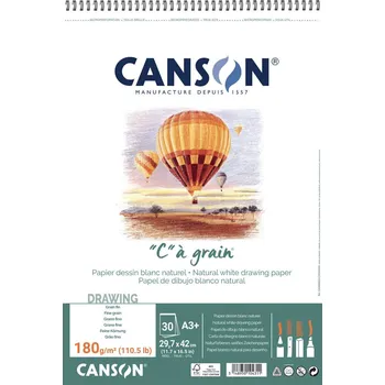 Canson Sp Càgrain Skicář 30 A3 180 g White