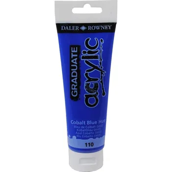 Vodová barva Daler Rowney Graduate Akrylová barva Cobalt Blue Hue 120 ml 1 ks