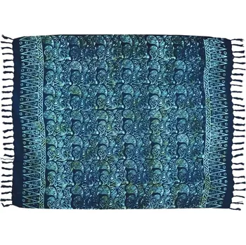 Šátek Šátek sarong Paisley modro-azurový