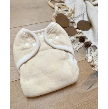 látková plena Popolini Jednovelikostní kalhotková plena OneSize Organic SOFT přírodní