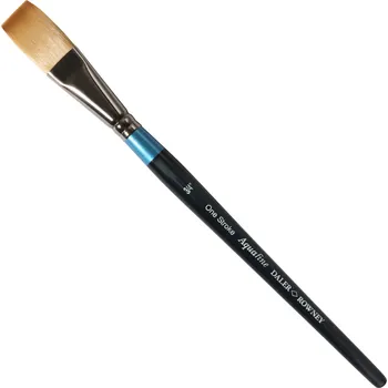 Malířský štětec Daler Rowney Aquafine Plochý štětec 3/4 One Stroke