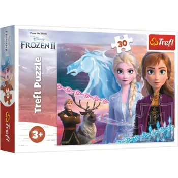 Puzzle Trefl Puzzle Ledové Království 2 (Frozen) I. 27x20cm 30 dílků skládačka v krabici