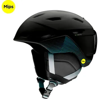 Helma na snowboard Smith Mission Mips matte black stripes S (51-55 CM) 2025 - Odesíláme do 24 hodin