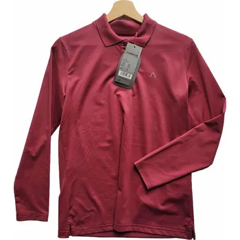 Pánské tričko Alberto Lotte Drycomfort Bordeaux 2XL Polo košile