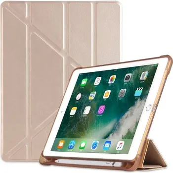 Pouzdro na tablet VSECHNONAMOBIL 33298 LEATHER zaklapovací obal Apple iPad 9.7 (2018/2017) / iPad Air (1/2) zlatý