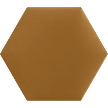 Obklad Čalouněný nástěnný panel HEXAGON 30x26 cm mustard/hořčicová MyBestHome