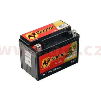 Motobaterie Motobaterie gelová 12V, YTZ14S, YTZ14S-BS, 11Ah, 210A, BANNER Bike Bull GEL 150x87x110