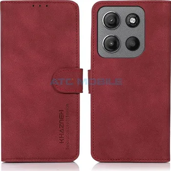 Pouzdro na mobilní telefon Pouzdro Shield4U Motorola Moto G15 4G (XT2521), Moto G05 4G (XT2523) Matte otevírací červené a zpět 33 Kč s ATC Clubem