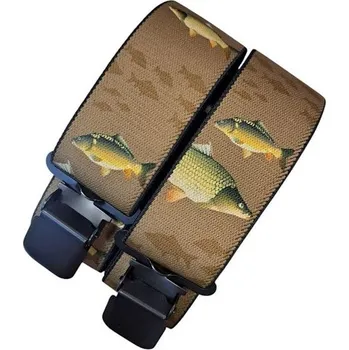 Kšandy Texima Kšandy s motivem pro rybáře - hnědé