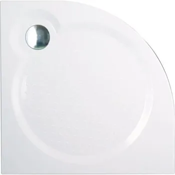 Sprchová vanička Vanička sprchová 1/4kruh 900x900x30 mm, R550, otvor pro sifon pr. 90 mm, vč. nožiček, litý mramor, TAHITI-M 900