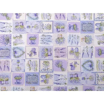Dekorační látka Loneta levandule, barva (78) režná světlá