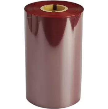 Pásek do tiskárny TTR páska 110mm x 300m, KBM BORDEAUX, bordó, IN, vosk-pryskyřice