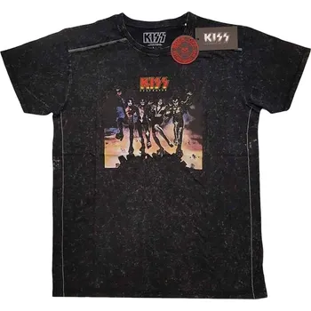 Pánské tričko Kiss Tričko Destroyer (Wash Collection) Unisex Black XL