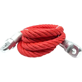 Tažné lano Lano s očky - červené 1m