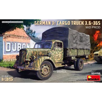 Plastikový model 1:35 German 3t Cargo Truck 3,6-36S Mid Production