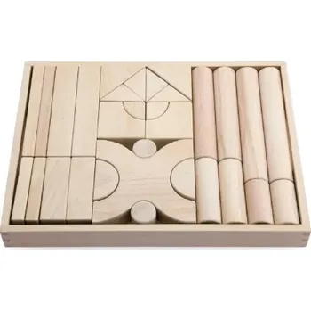 ostatní stavebnice Dřevěná sada velkých kostek