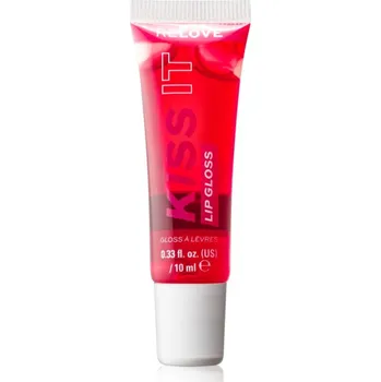 Lesk na rty Revolution Relove Kiss It hydratační lesk na rty odstín Cherry Red 10 ml