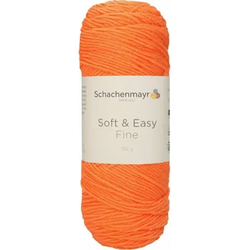 Příze Schachenmayr Soft & Easy Fine 00025 Orange Pletací příze