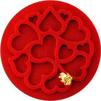 Výroba svíčky Silikonová forma Mini Love Decor Průměr 70 mm H-2,8 mm balení. 6 ks.