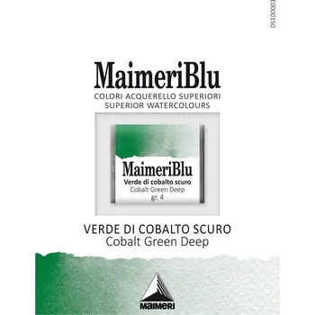 Vodová barva Maimeri Blu Akvarelová barva Cobalt Green Deep 317 1,5 ml 1 ks