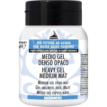 Vodová barva Maimeri Matt Heavy Gel Strukturovací pasta 500 ml