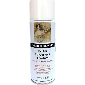 Speciální výtvarná barva Daler Rowney Fixative Spray Aerosol Lak 400 ml Transparent