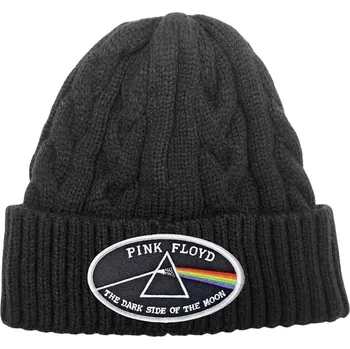 Čepice Pink Floyd Čepice The Dark Side of the Moon White Border Black