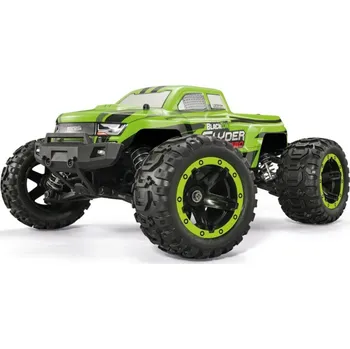 RC model auta BlackZon Slyder MT Turbo Brushless Monster Truck 1/16 RTR - Zelený