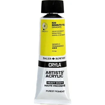 Vodová barva Daler Rowney Cryla Artists’ Akrylová barva Bismuth Yellow 75 ml 1 ks