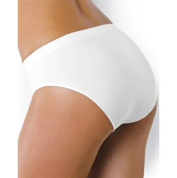 Kalhotky Dámské kalhotky Intimidea Slip midi 310030 bílá M/L