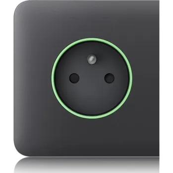 Centrální jednotka pro chytrou domácnost Ajax SideCover (smart) - Boční kryt zásuvky, horizontální, grafitová