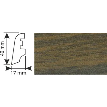 Podlahová lišta K - Produkt K-Produkt lišta KP40 3123 Dub mořený