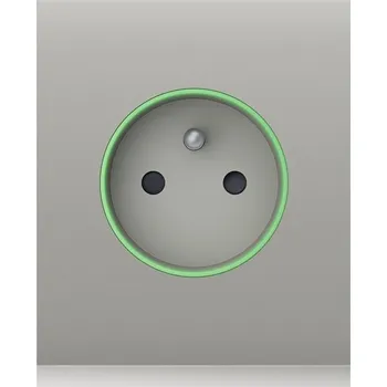 Centrální jednotka pro chytrou domácnost Ajax CenterCover (smart) - Středový kryt zásuvky, horizontální, ústřicová