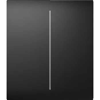 Centrální jednotka pro chytrou domácnost Ajax CenterButton (2-gang) - Středové dvou tlačítko, černá