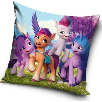 Dekorativní polštářek Carbotex Dětský polštářek MY LITTLE PONY 40x40 plyšový