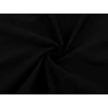 Úplet s efektem keprové vazby - 4 černá