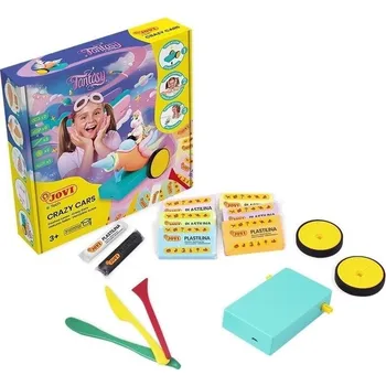 Modelovací hmota Jovi Tech Crazy Cars Set Dětská modelovací hmota Fantasy