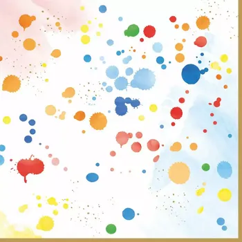 Papírový ubrousek Easy Life, Itálie Easy Life - Papírové ubrousky Colour Splash 20 ks - 33 x 33 cm