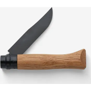 Multifunkční nůž OPINEL Zavírací nůž 8,5 cm nerez Opinel č. 8 střenka z černého dubu