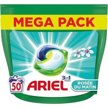 Kapsle na praní Ariel Pods Rosee du Matin XXL 3v1 kapsle na praní 50ks