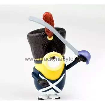 Dřevěná hračka Minions: 3D figurka 7cm s nylon přívěskem - blister