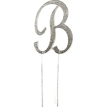 Jedlá dekorace na dort Dortisimo Zápich do dortu Písmeno B 11 cm