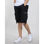 kraťasy pánské ALPHA INDUSTRIES - Jet - black_191200